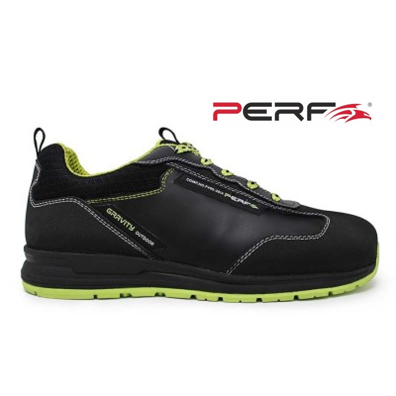 SCARPA BASSA IN PELLE S3 GRAVITY 22 PERF SUOLA GOMMA VIBRAM ANTISCIVOLO SRC